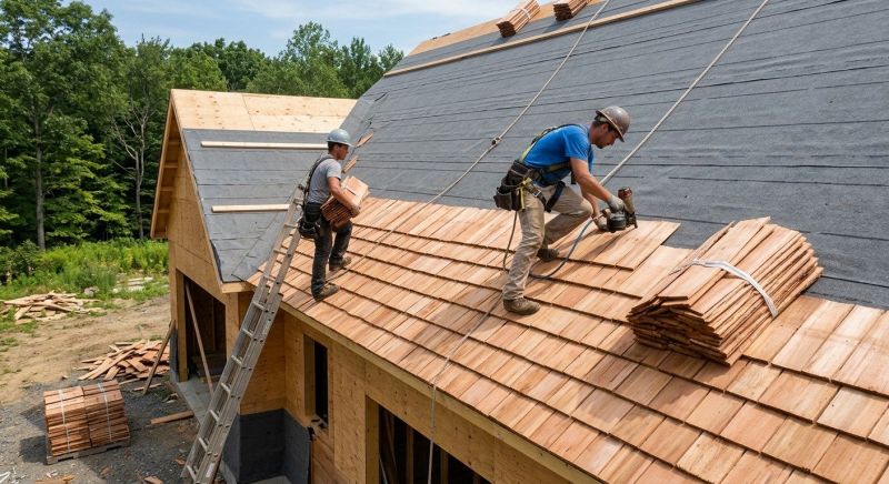 Wooden Roof Installation in Alexandria, VA